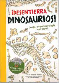 ¡Desentierra dinosaurios! Juegos de paleontología en papel