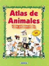 Atlas de animales con pegatinas
