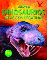 Dinosaurios : atlas con pegatinas