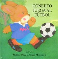 Conejito juega al fútbol