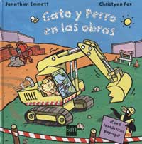 Gato y perro en las obras