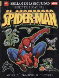 El asombroso Spider-man. Libro de pegatinas que brillan en la oscuridad