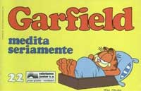 Garfield medita seriamente