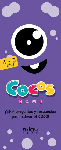 Cocos game : 4-5 años : ¡144 preguntas y respuestas para activar el coco!