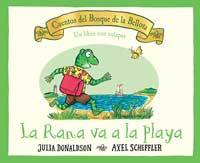 La rana va a la playa. Un libro con solapas