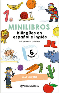 Minilibros bilingües en español e inglés. Mis primeraas palabras