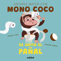 Mono Coco se quita el pañal