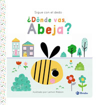 Sigue con el dedo. ¿Dónde vas, abeja?