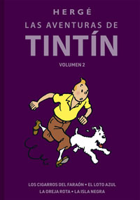 Las aventuras de Tintín Vol. 2. Lo cigarros del faraón - El loto azul - La oreja rota - La isla negra