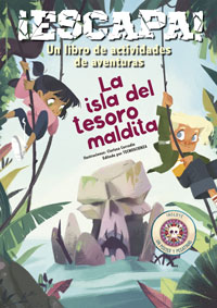 ¡Escapa! La isla del tesoro maldita : un libro de actividades de aventuras