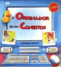 El ordenador de los conejitos : un libro con ventanas